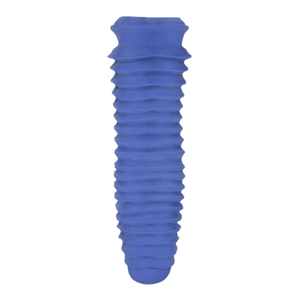 Apollo Stroker Closed End Textured Masturbator Blue